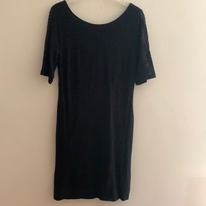 Eyelet Black Dress!